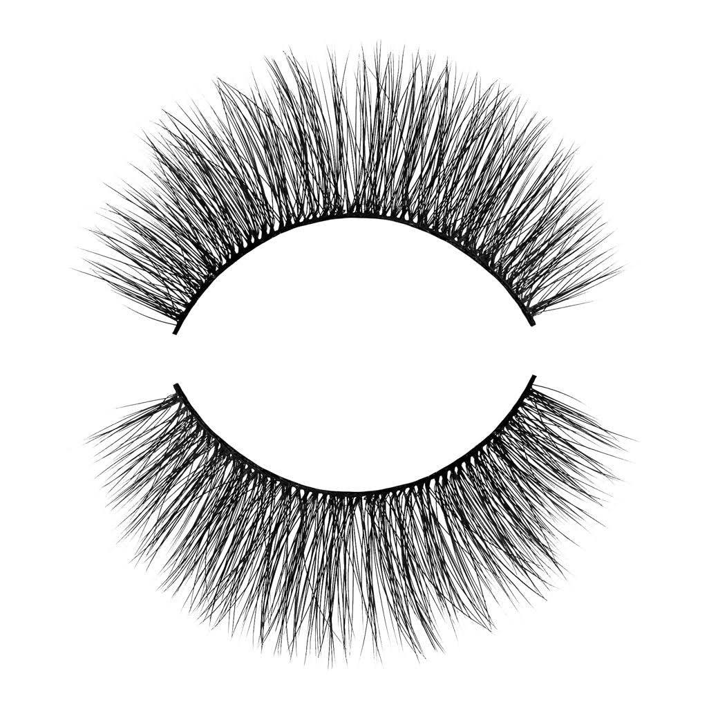 Innocent 3D Faux Mink False Eyelash. Full for extra volume.  Natural, Wispy, Light and Fluffy. 100% Vegan & Cruelty Free Faux Mink Fibers. Great everyday lash.