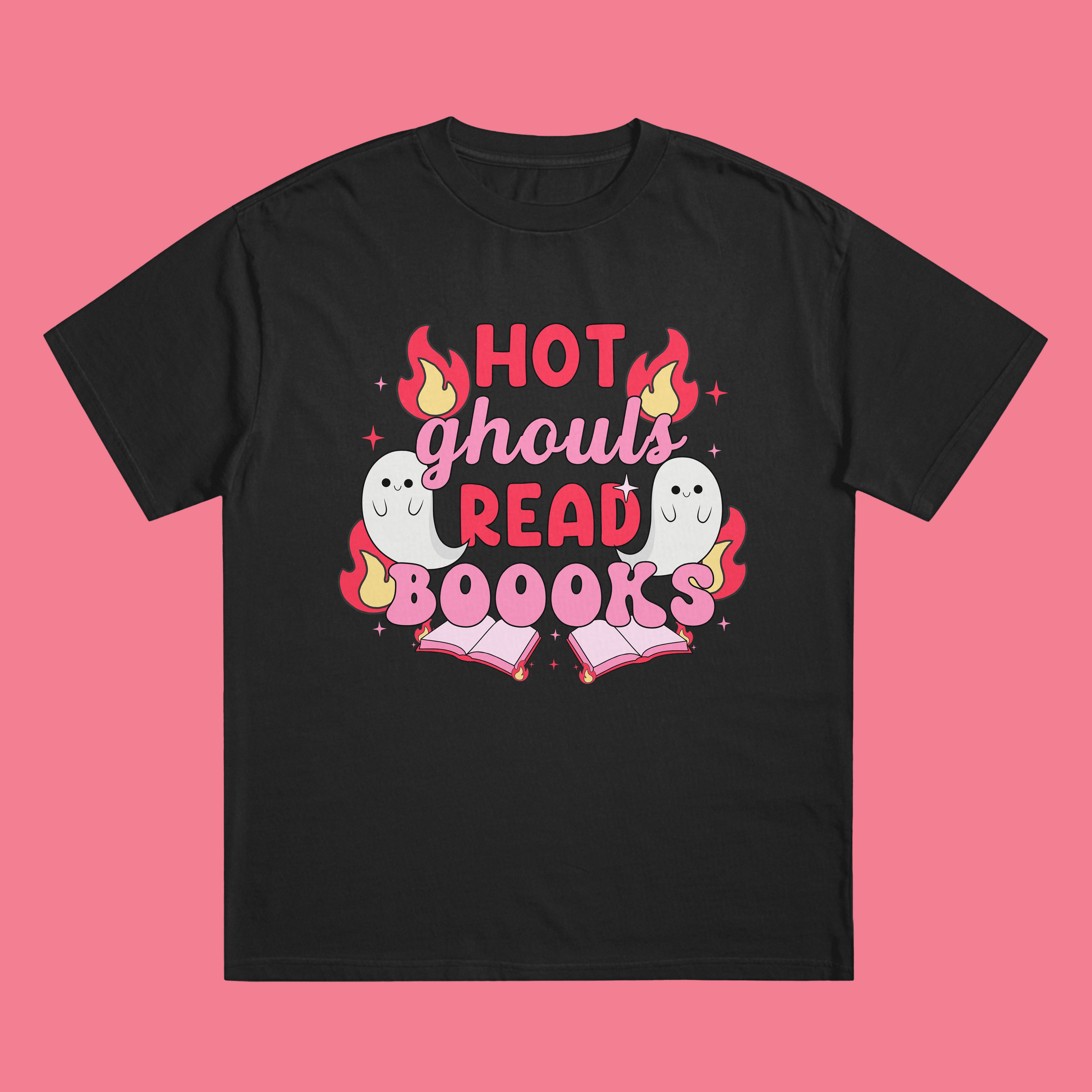 Hot Ghouls Read Books T-Shirt