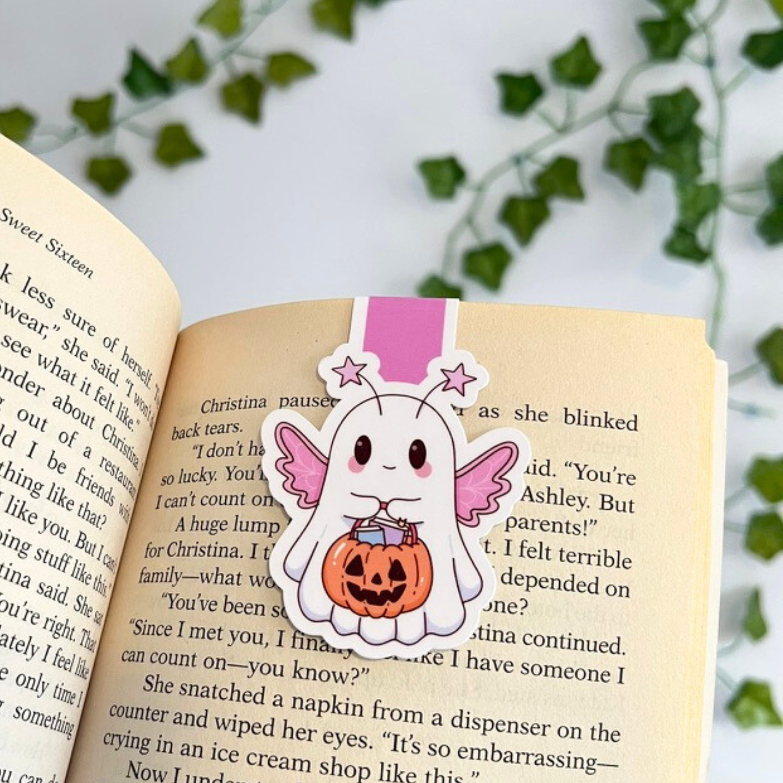 Fairy Ghost Magnetic Bookmark