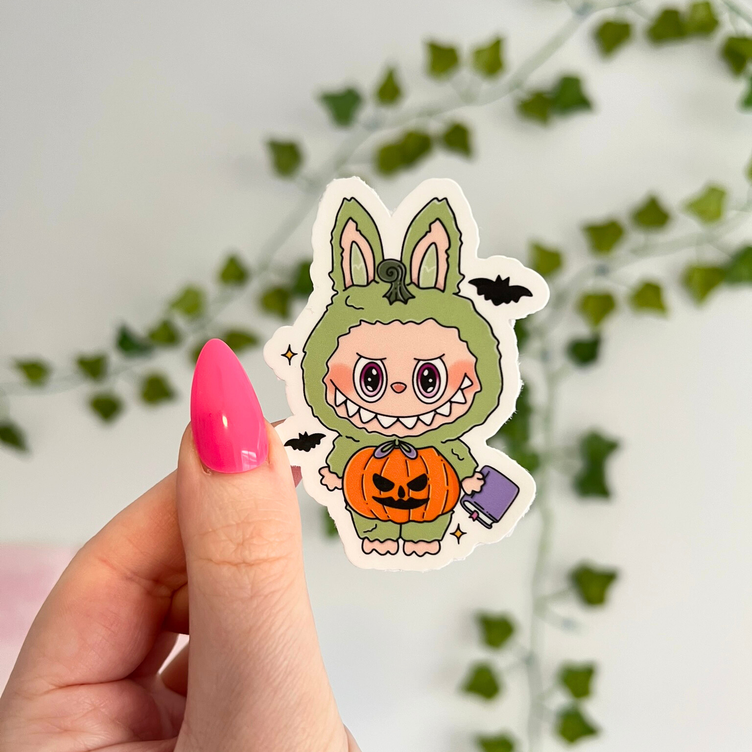 Labubu Pumpkin Sticker