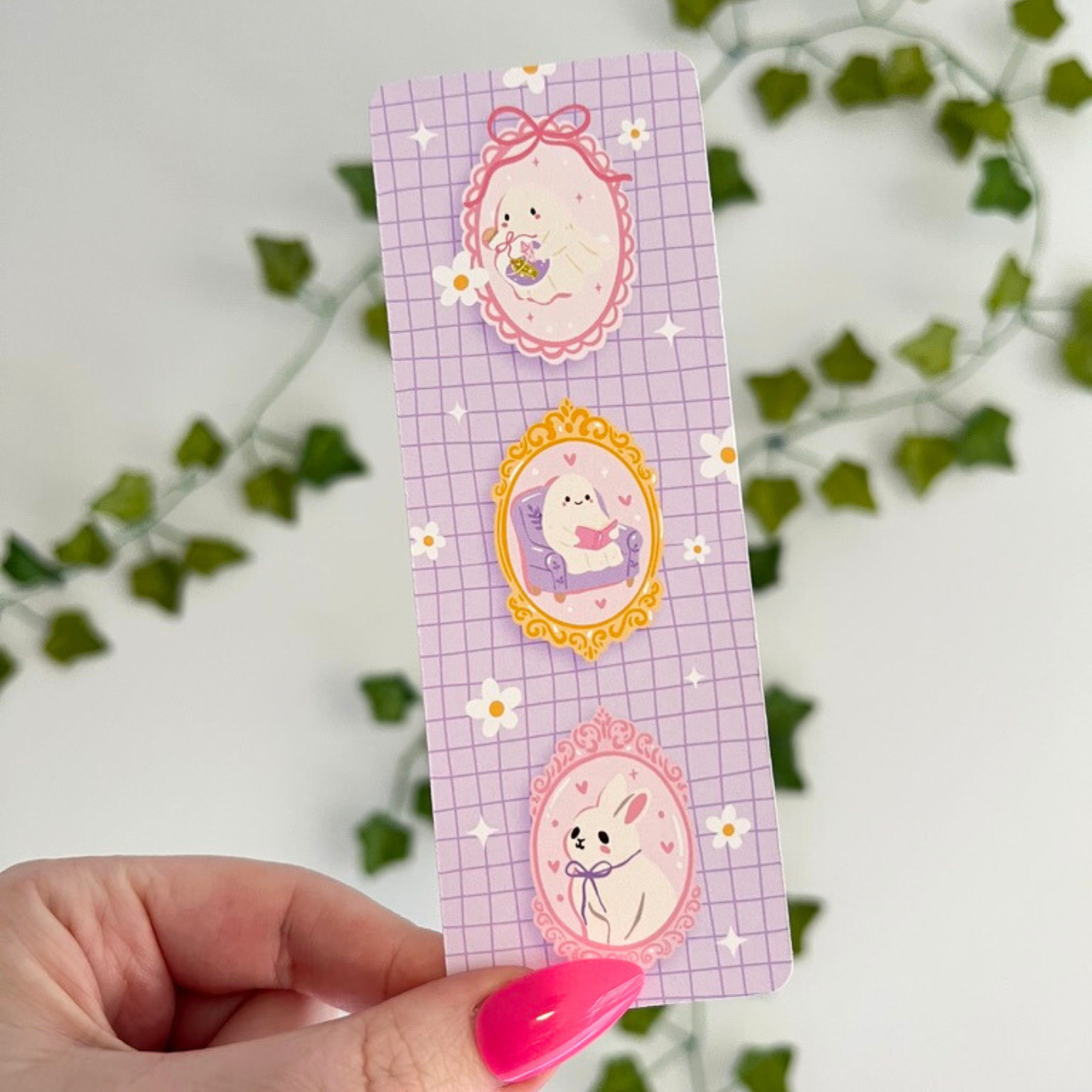 Coquette Ghosts Bookmark