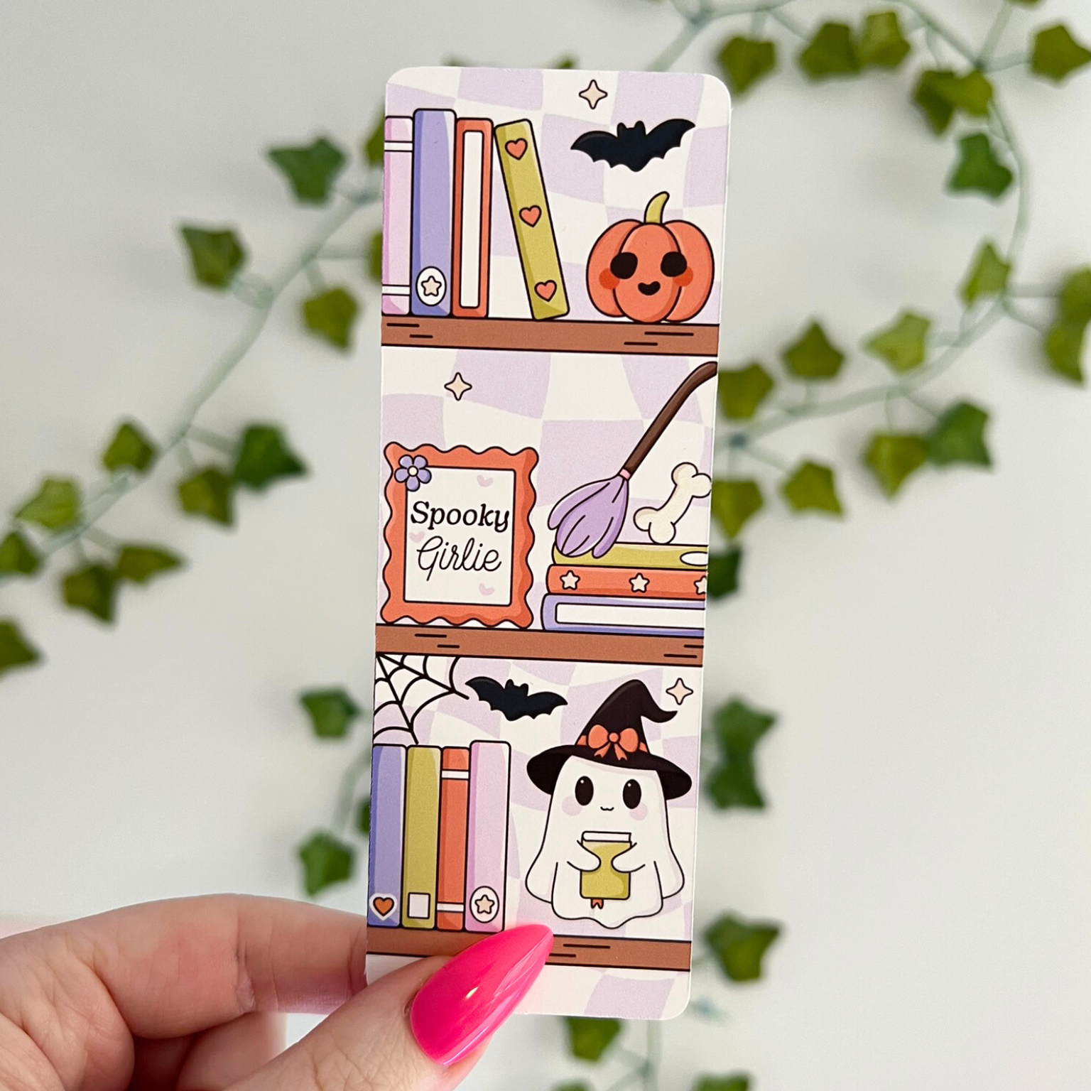 Halloween Bookshelf Bookmark