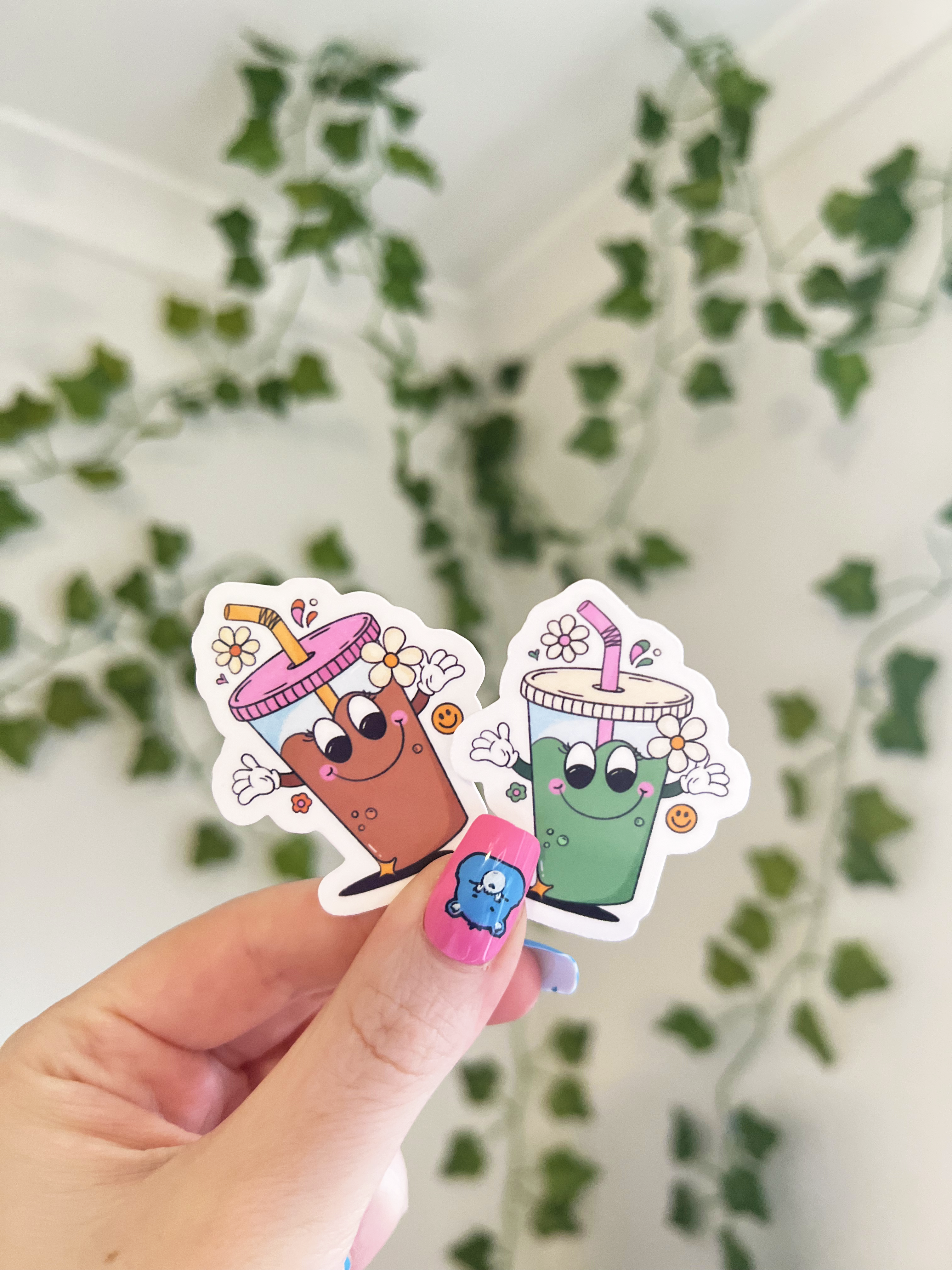 Matcha & Iced Coffee Stickers