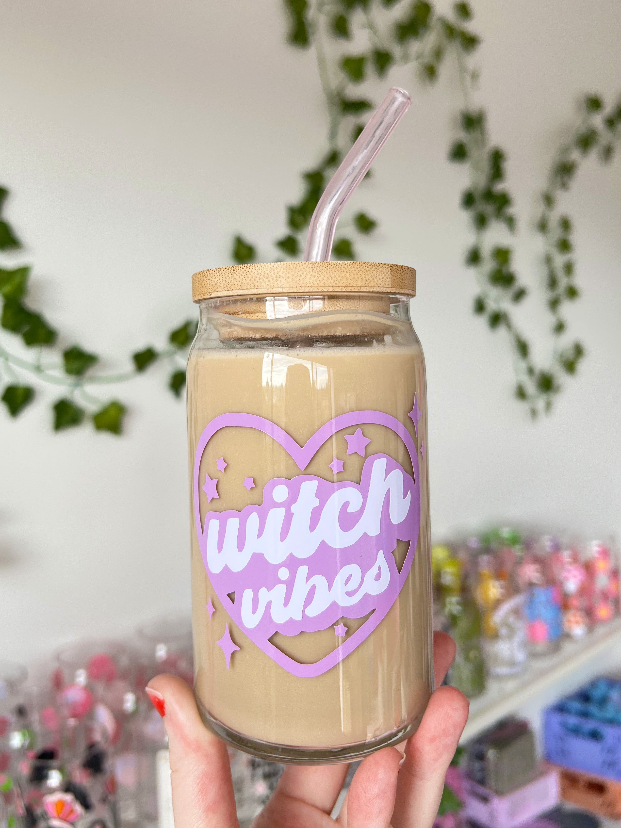 Witch Vibes Glass Can