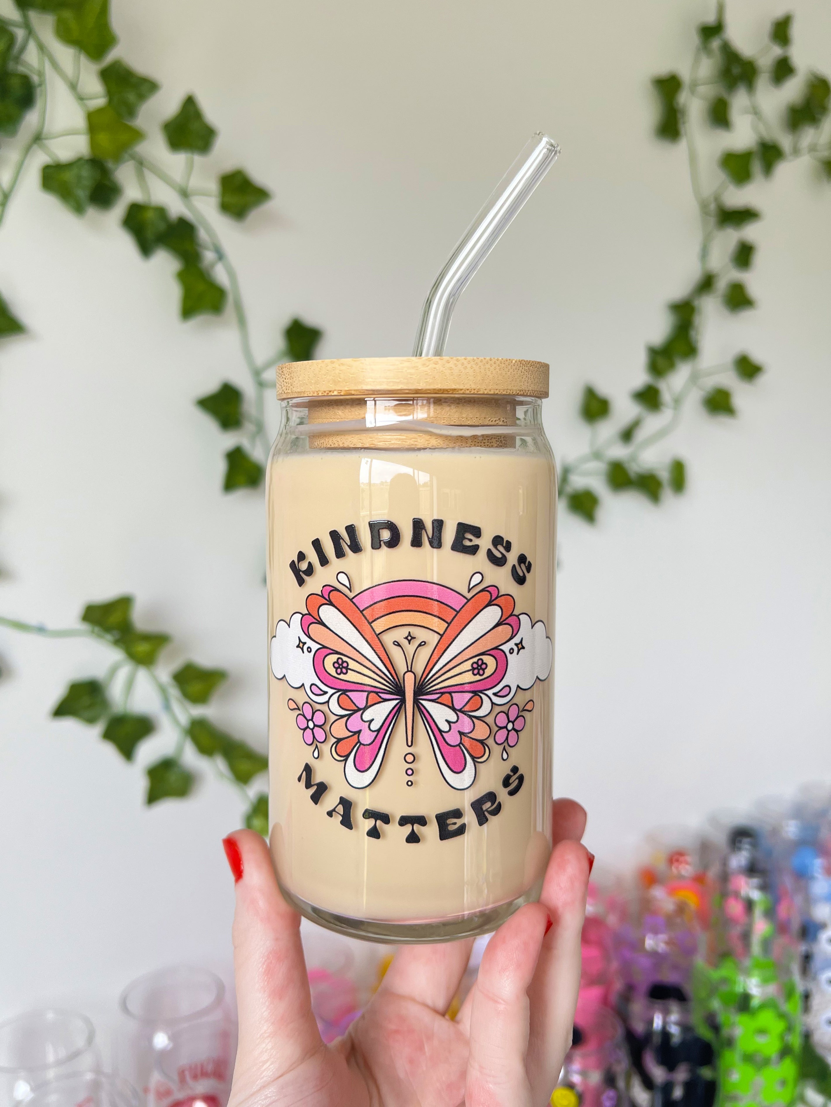 Kindness Matters Glass Can