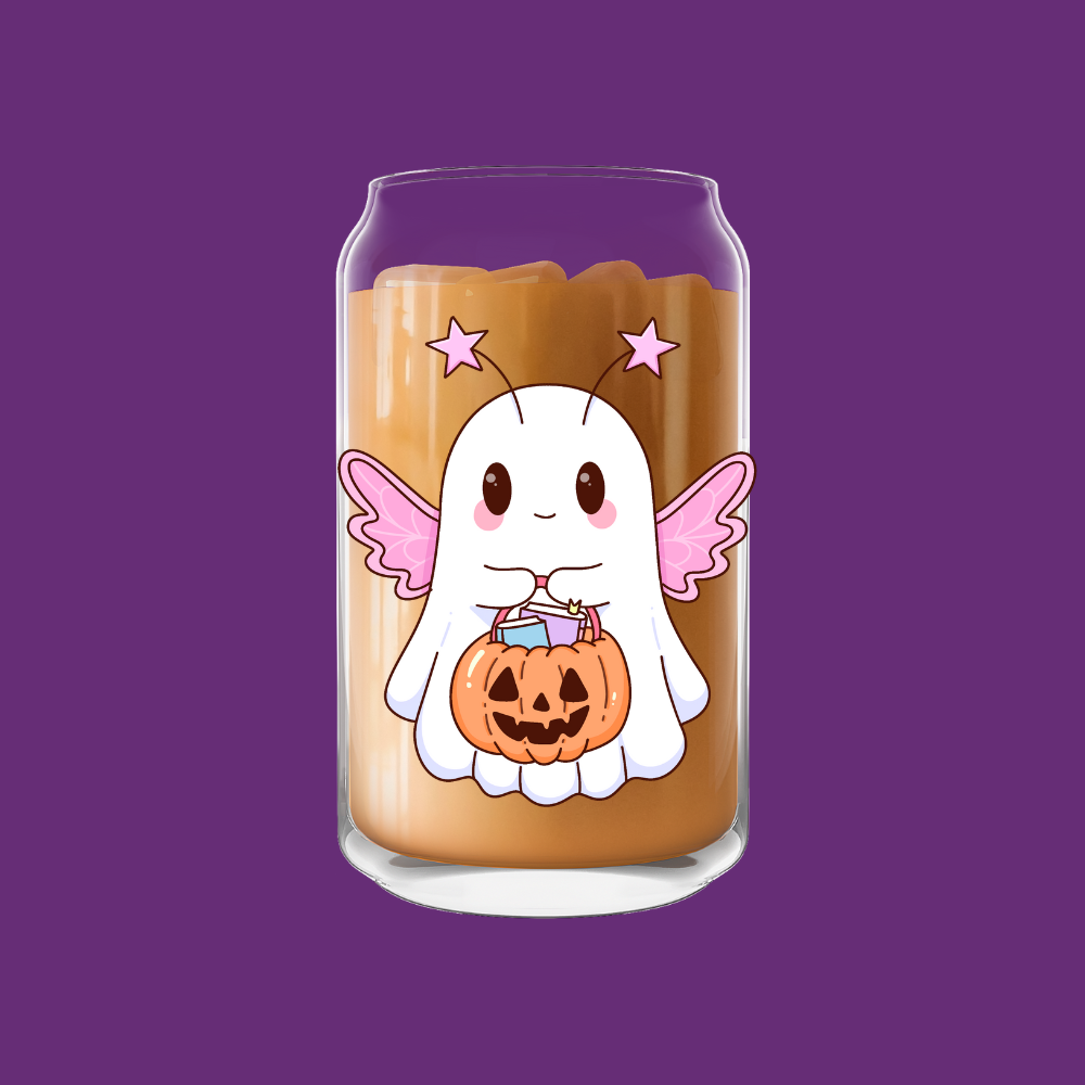 Fairy Ghost Glass Can