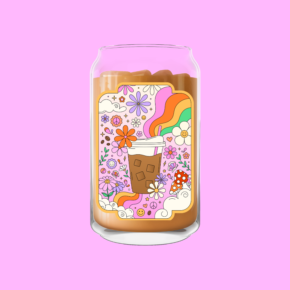 Daydreaming of Iced Coffee Glass Can