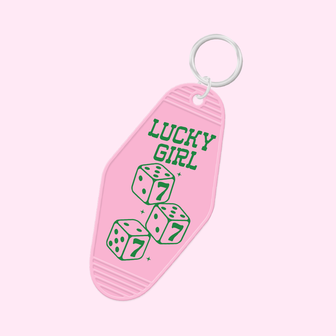 Lucky Girl Keychain