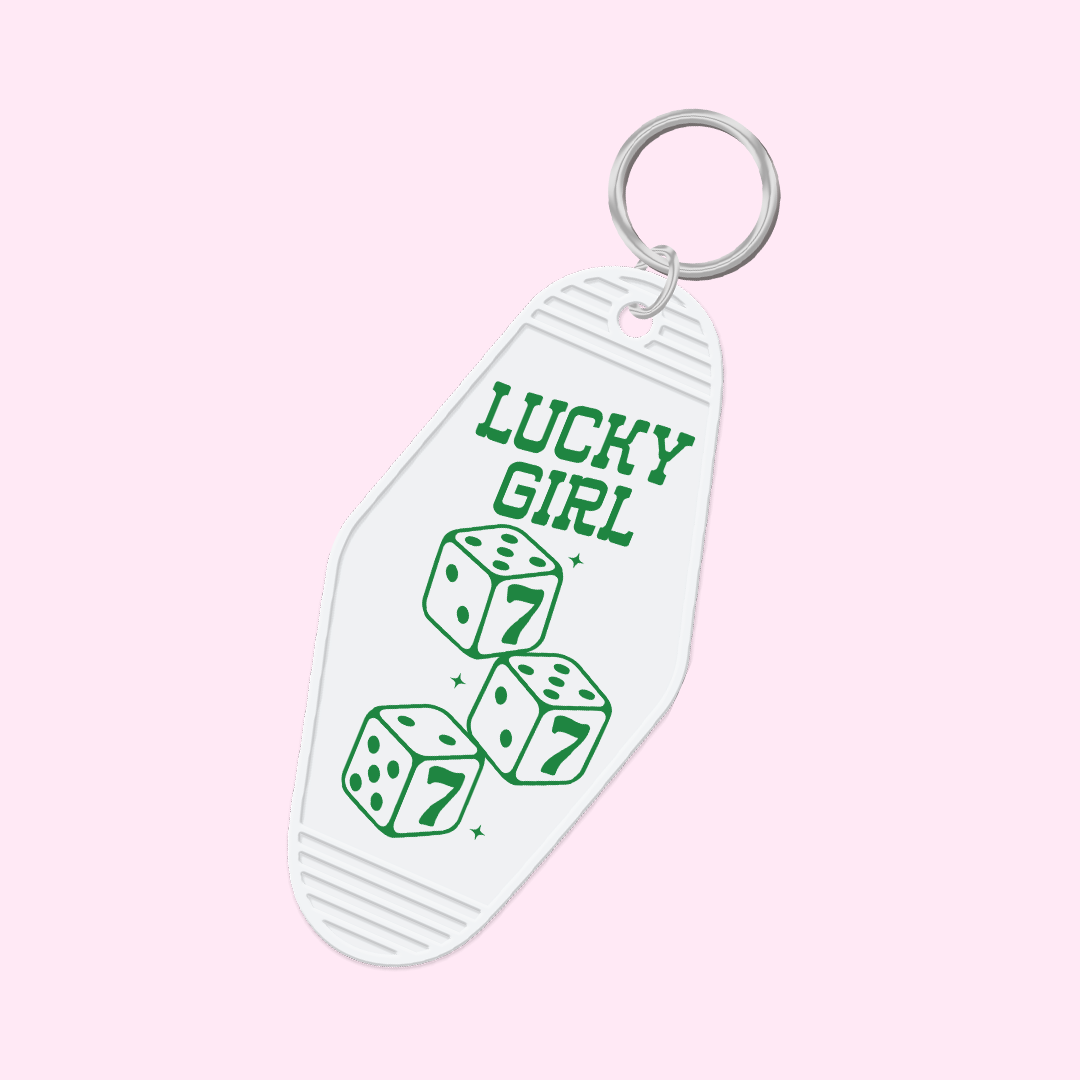 Lucky Girl Keychain