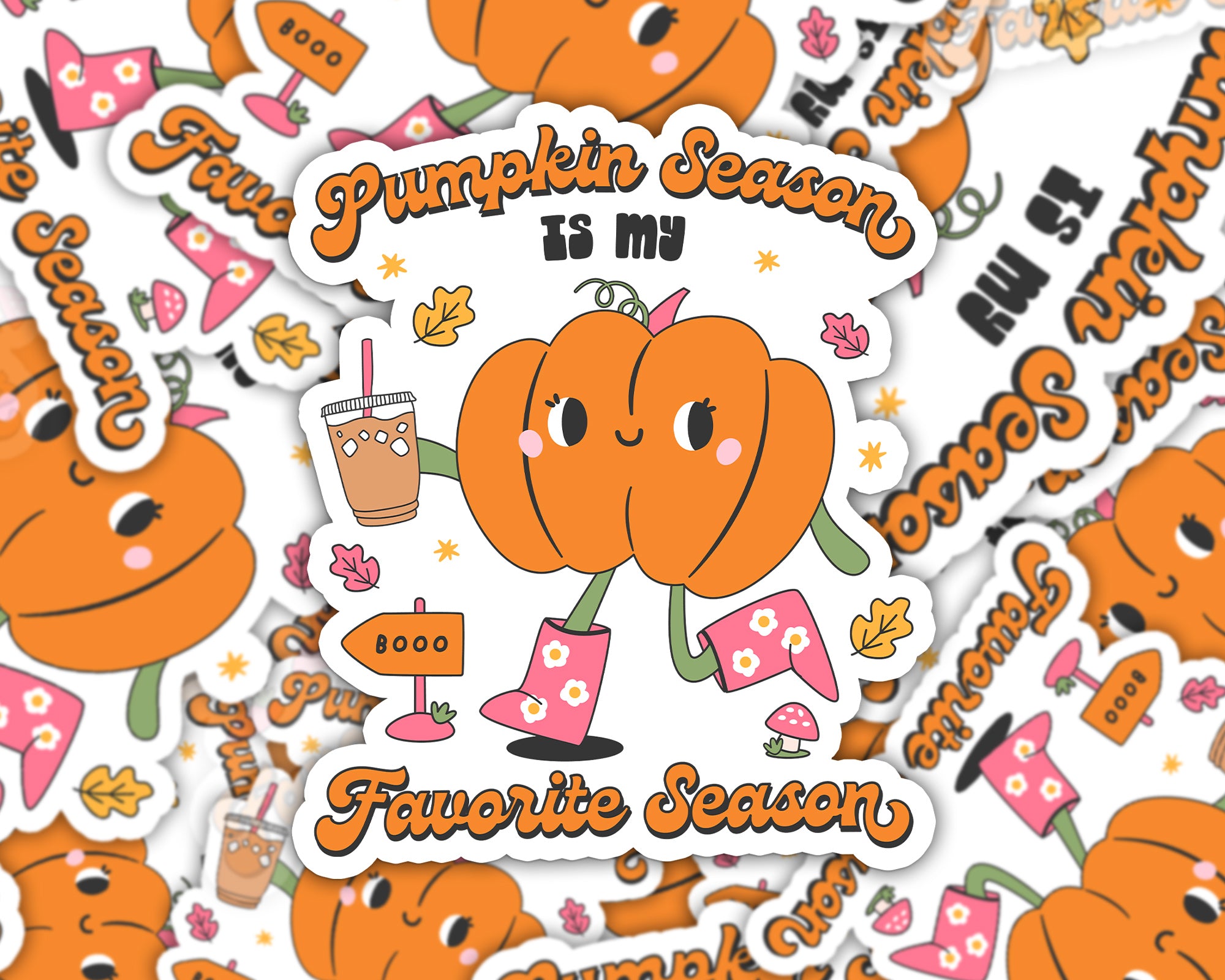 Pumpkin Season Is My Favourite Season Sticker