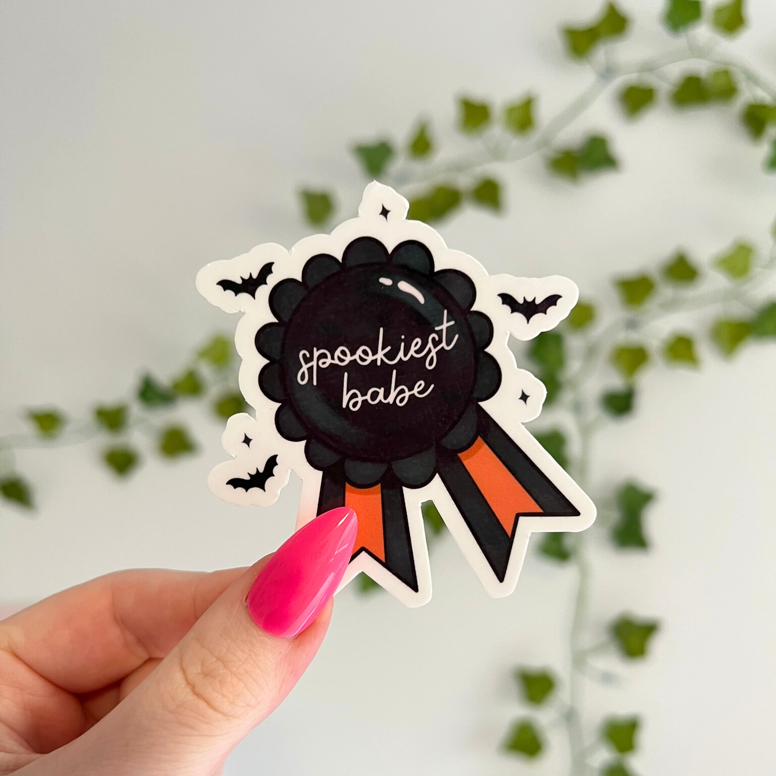 Spookiest Babe Award Sticker