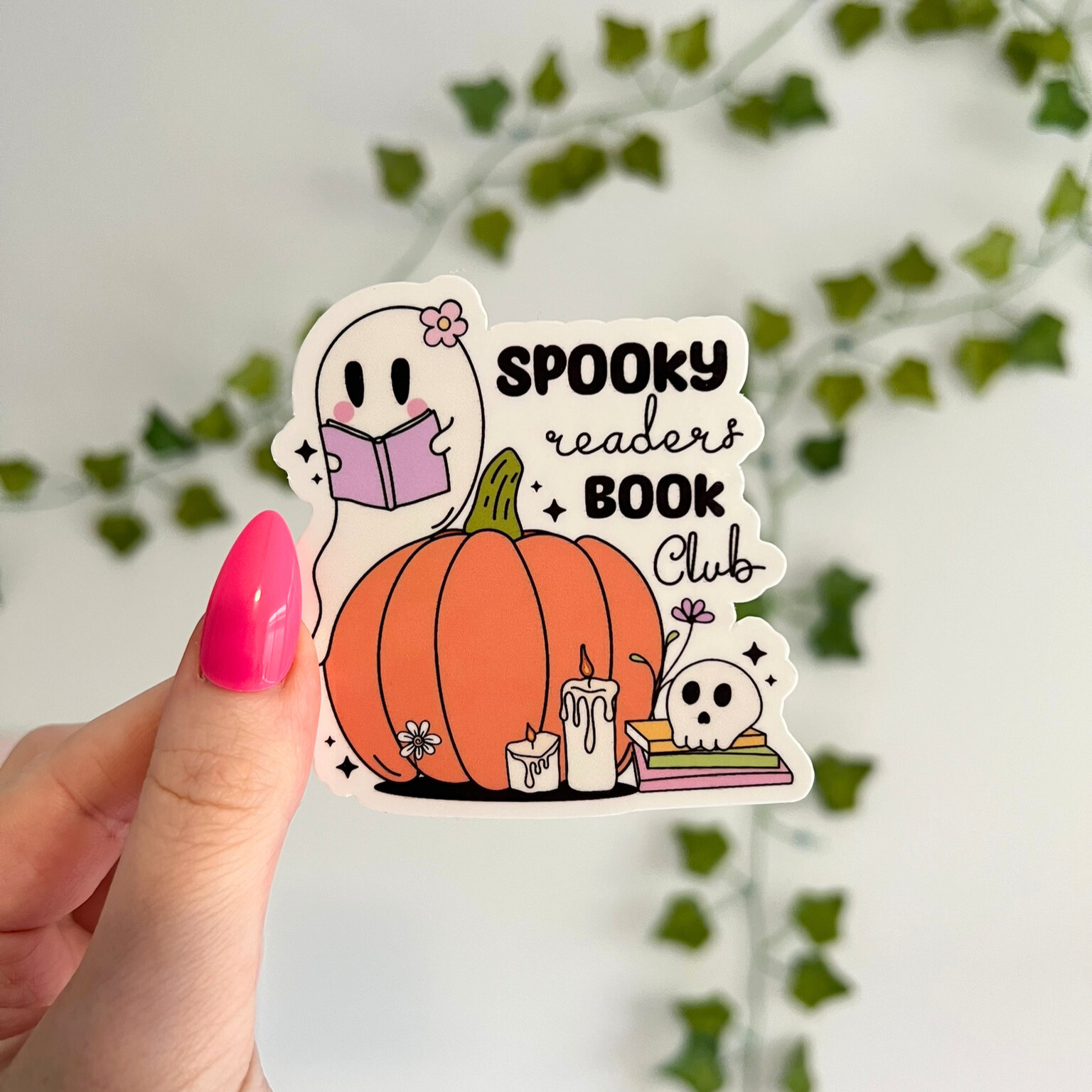 Spooky Readers Book Club Sticker