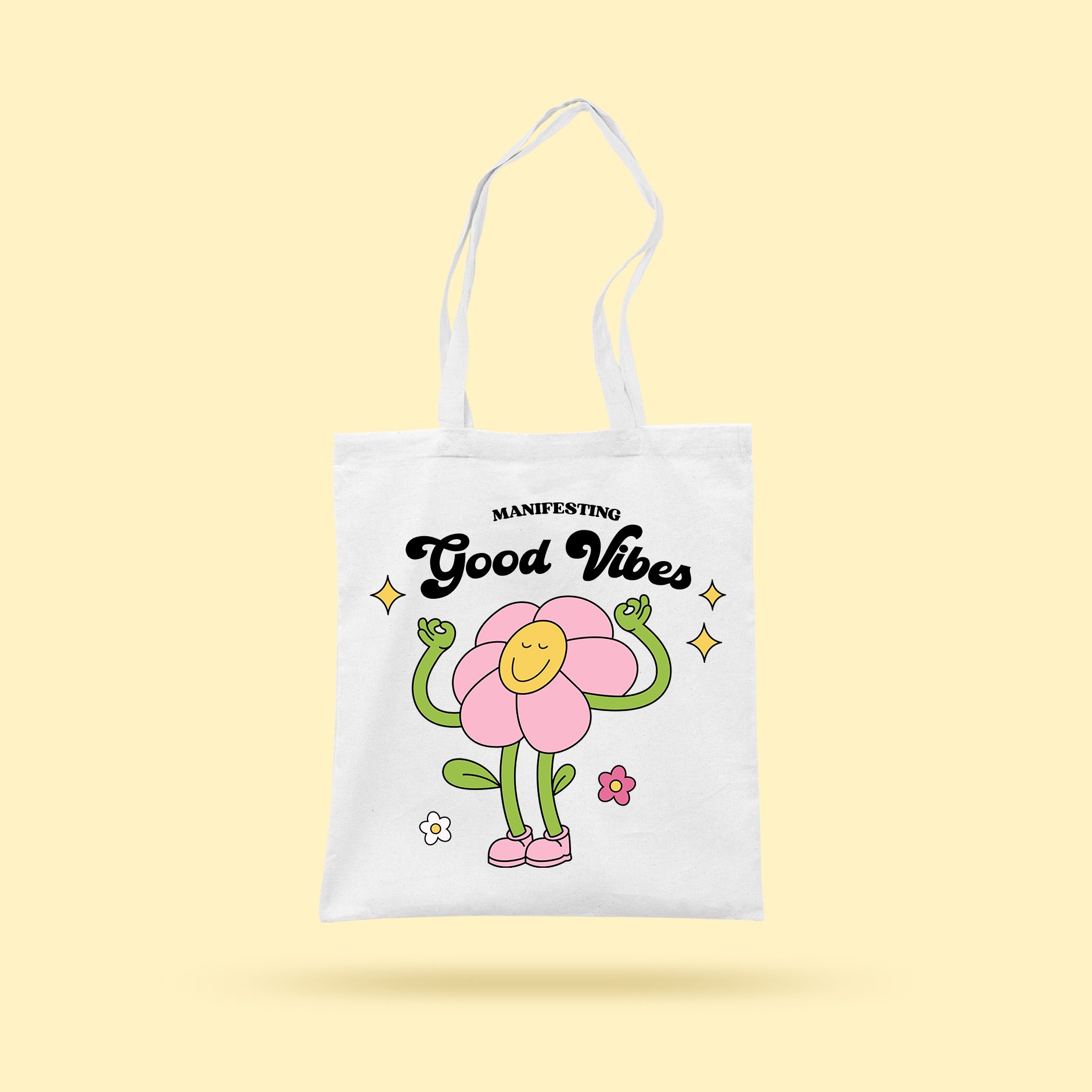 Manifesting Good Vibes Tote Bag