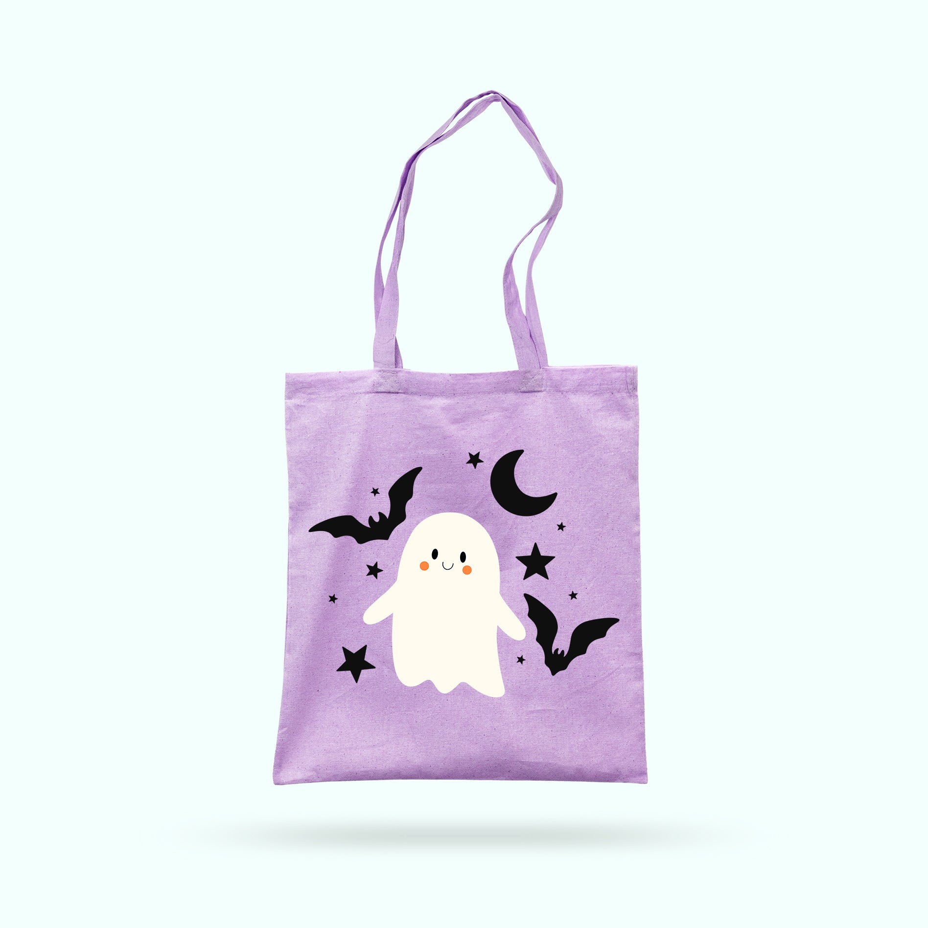 Ghostie with Bats Tote Bag