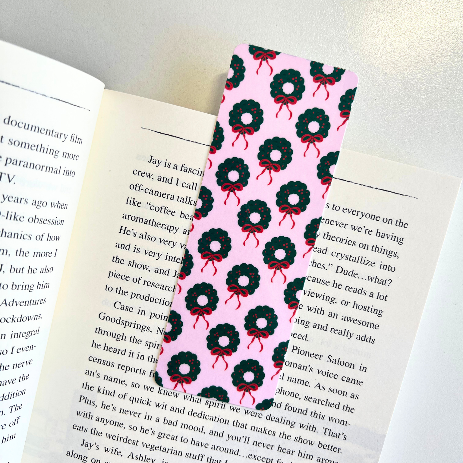 Christmas Wreath Bookmark