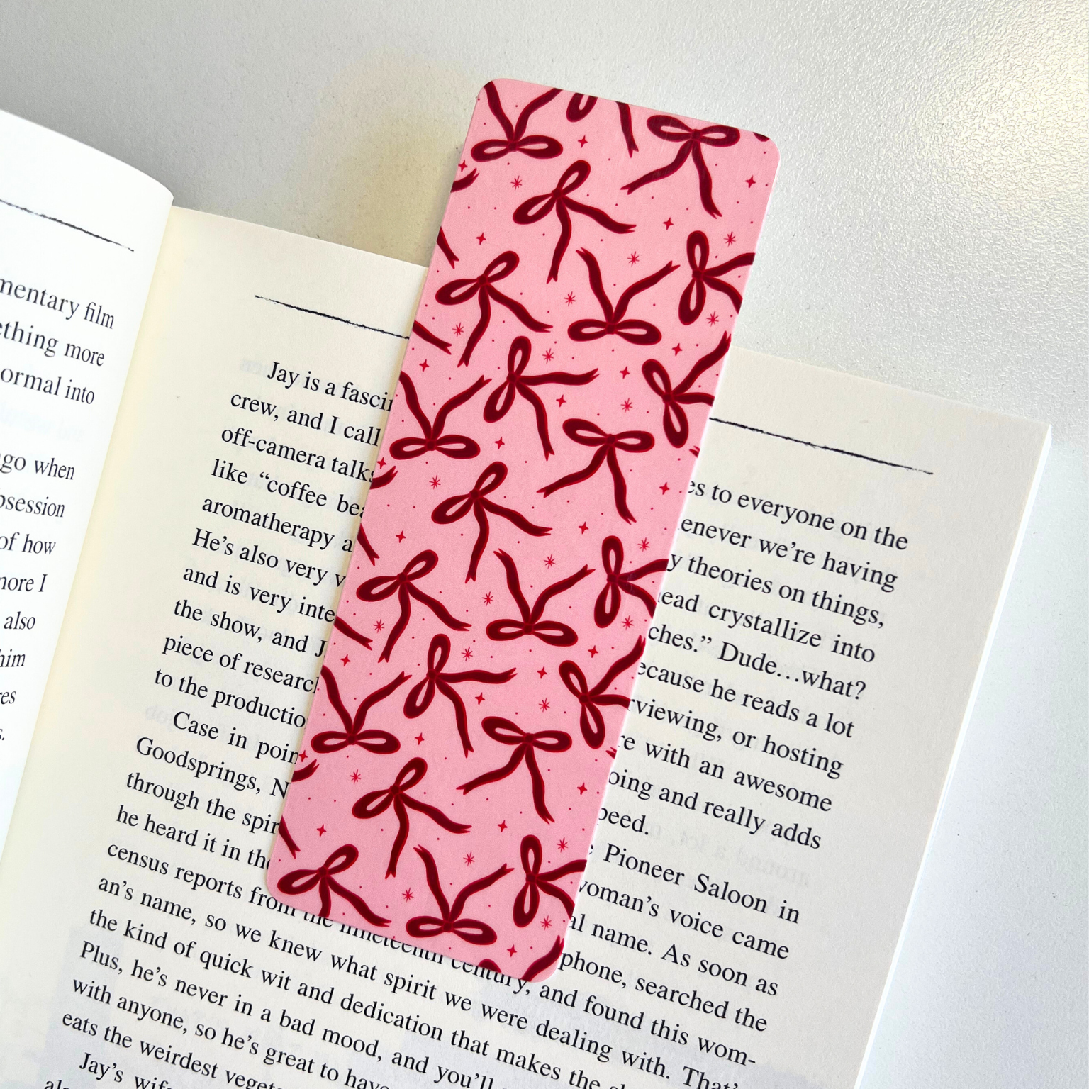 Christmas Bows Bookmark