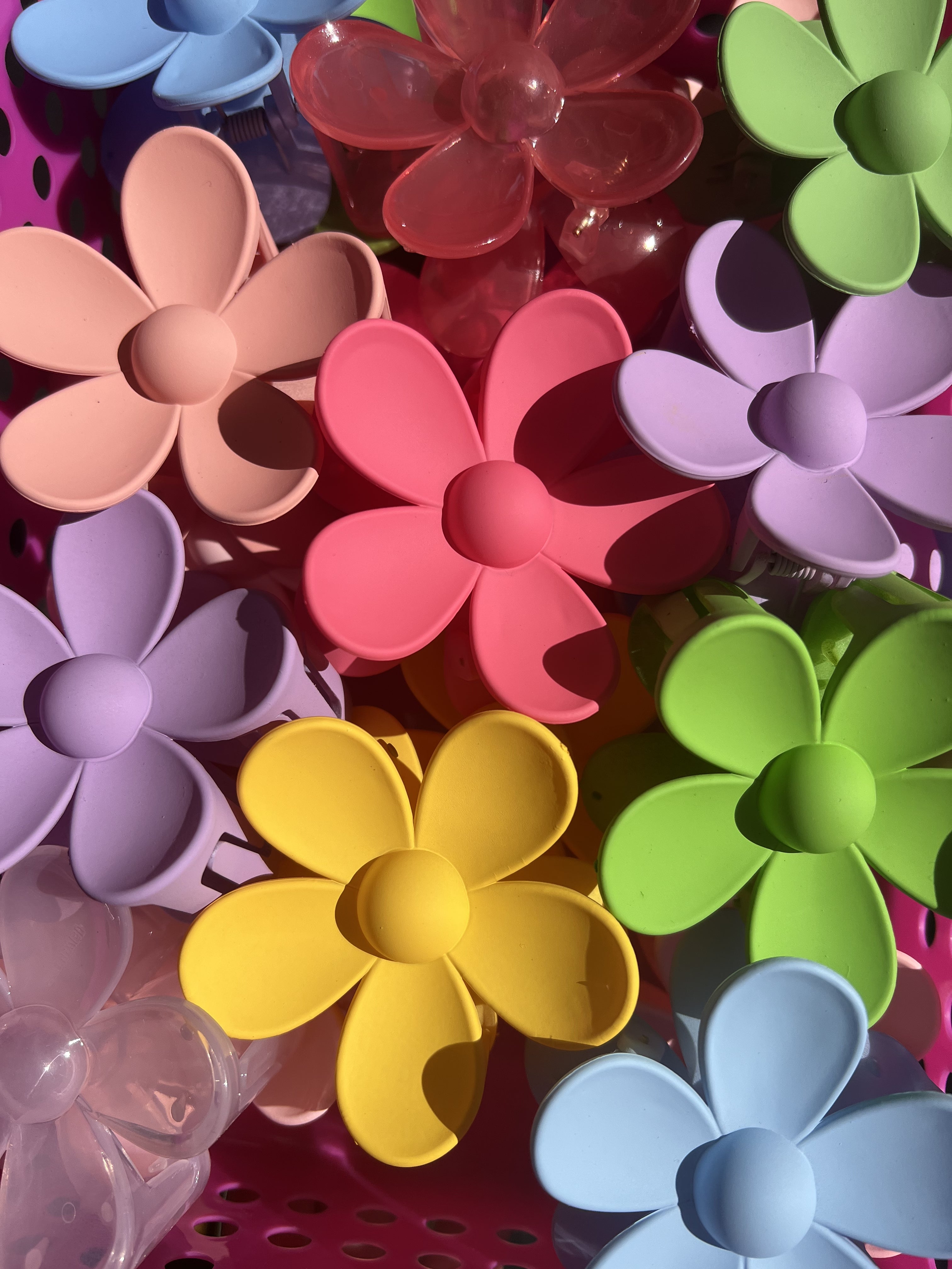 Flower Power Hair Clip Claws | 12 colours