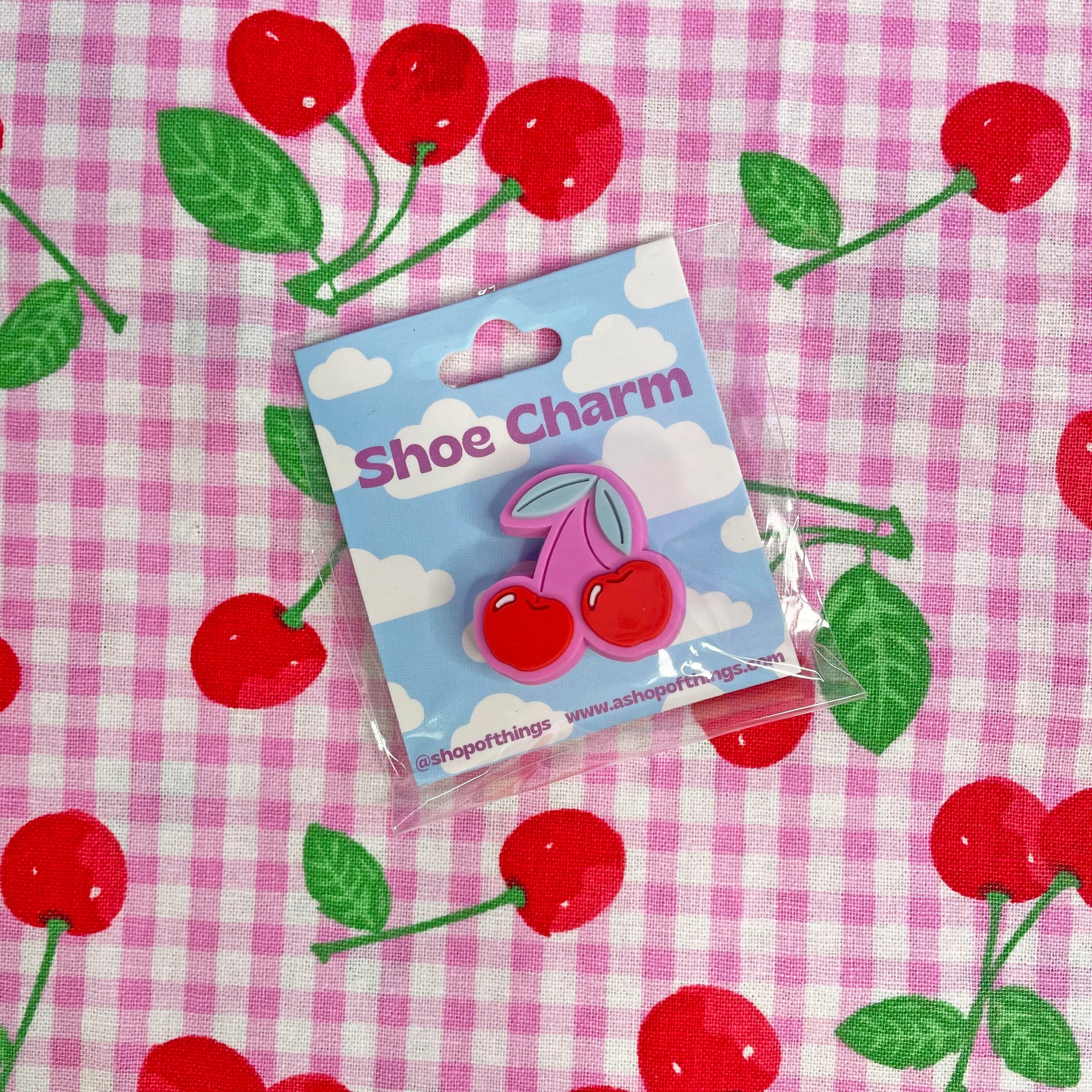 Cherries Shoe Charm
