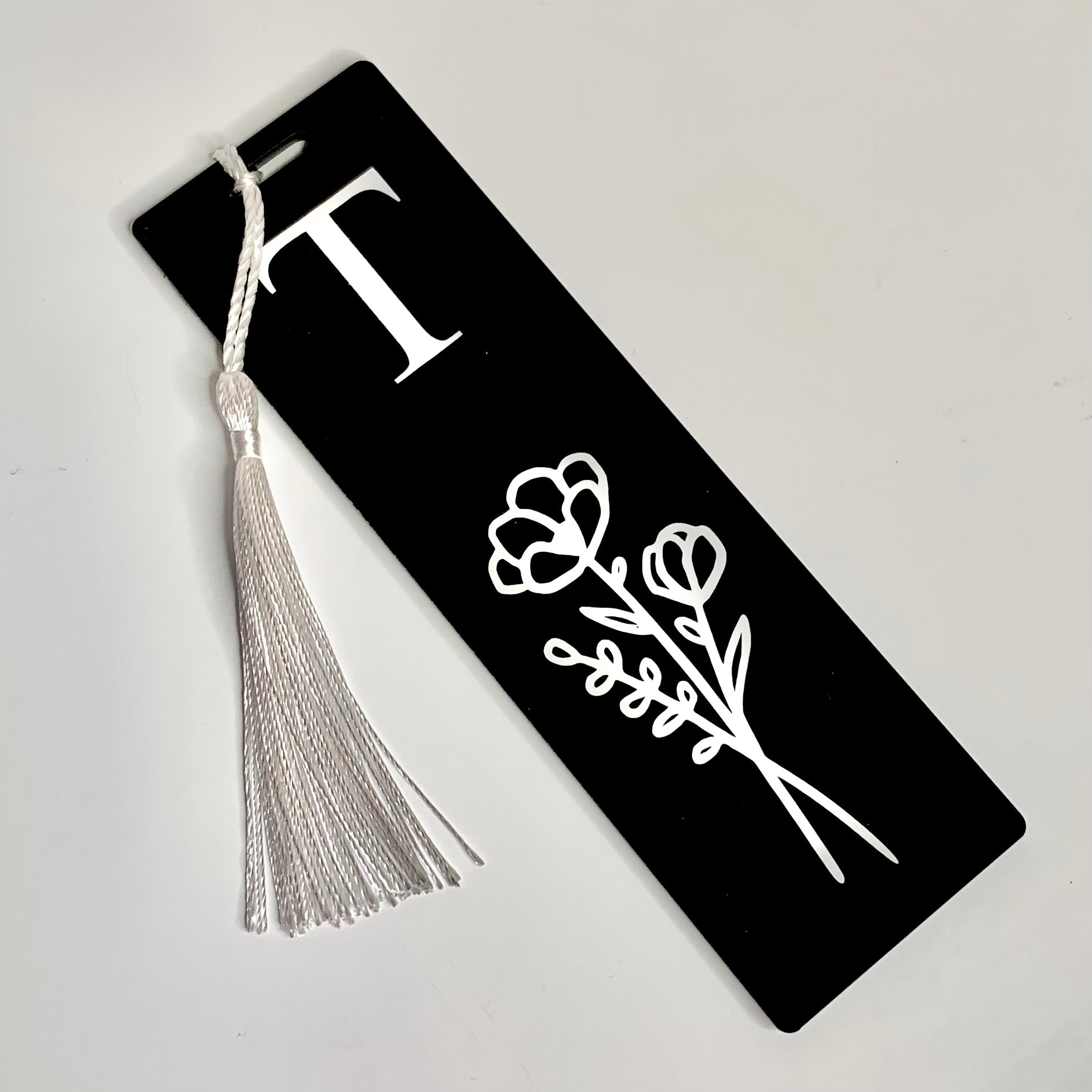 Floral Personalised Bookmark